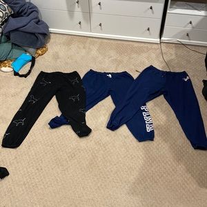 Loved VS Pink sweatpants bundle! Large